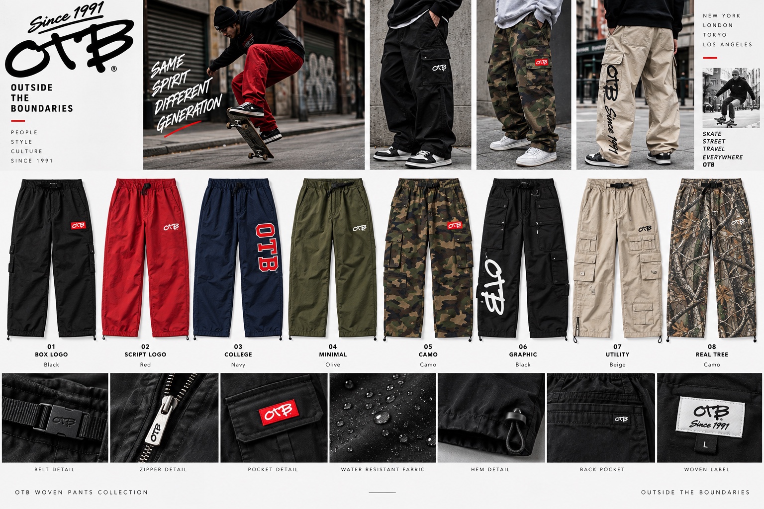 Woven Pants Collection