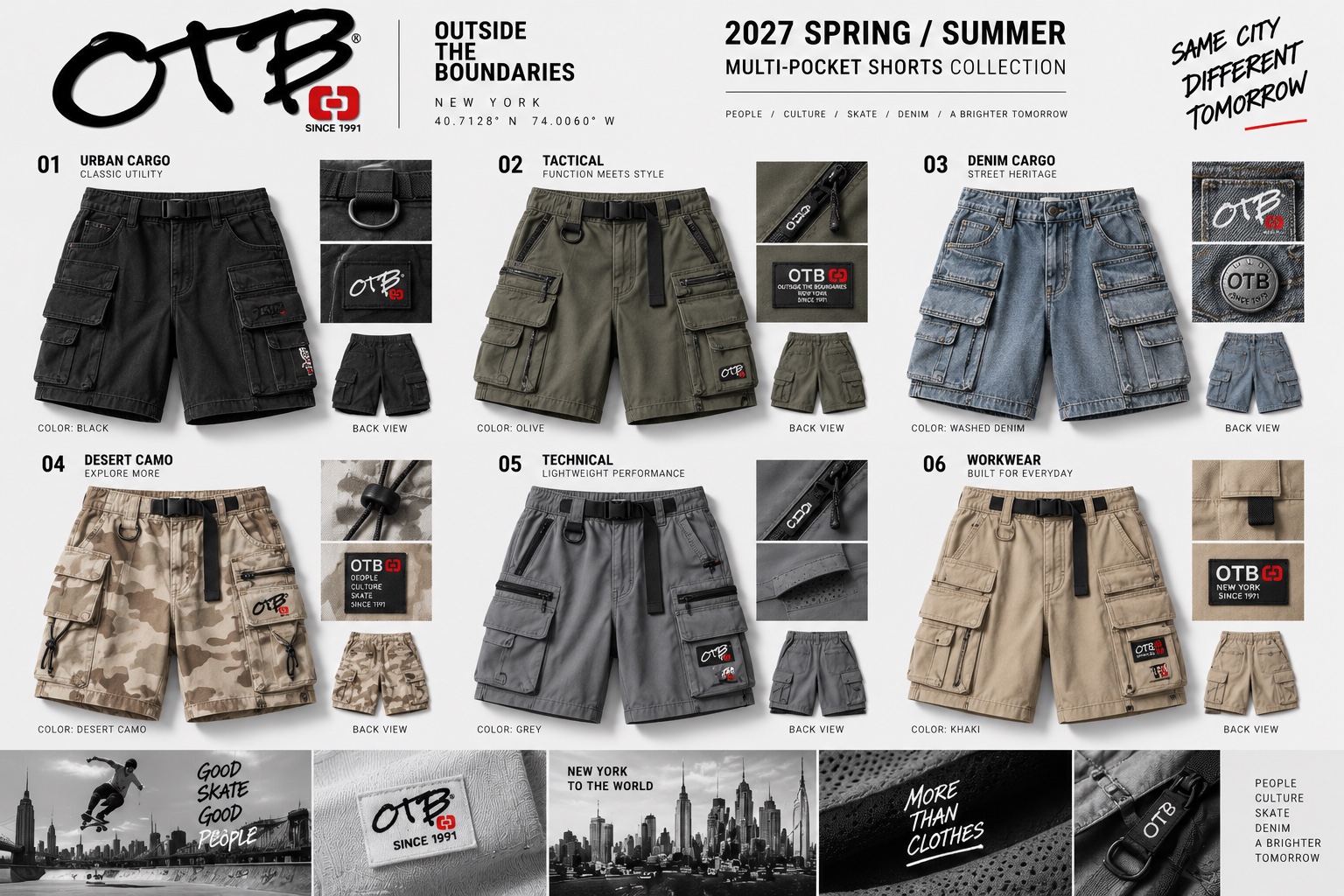 Spring / Summer 2027 Utility Shorts