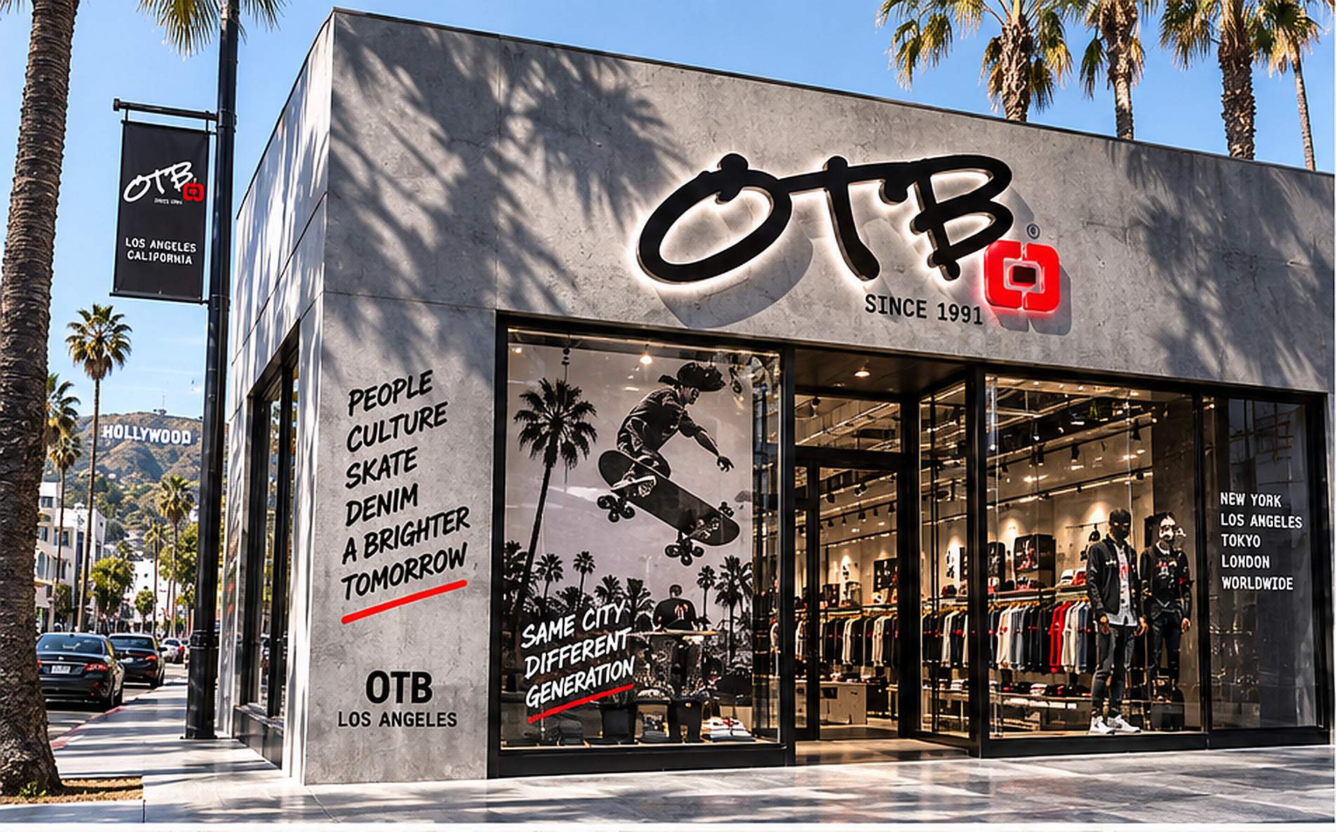 OTB Los Angeles storefront